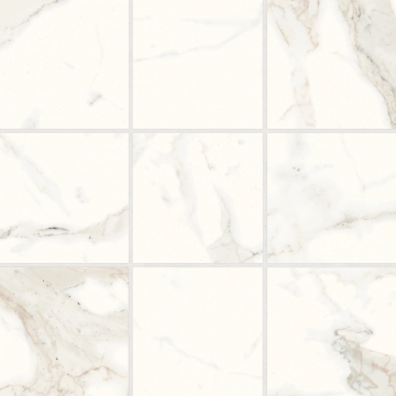 Picture of Bedrosians - Magnifica Calacatta Super White Mosaic Calacatta Super White/Honed