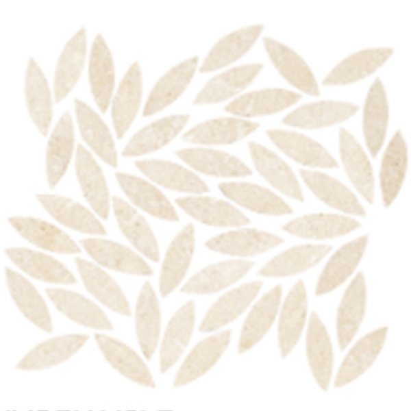 Picture of Daltile - Mystone Limestone Foglie Mosaic Ivory