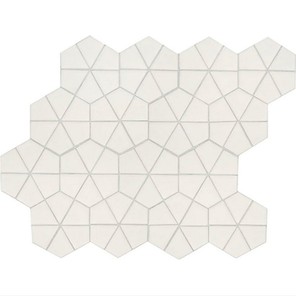 Picture of Daltile - Stagecraft Kaleidoscope Mosaic Matte Arctic White