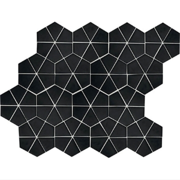 Picture of Daltile - Stagecraft Kaleidoscope Mosaic Matte Black
