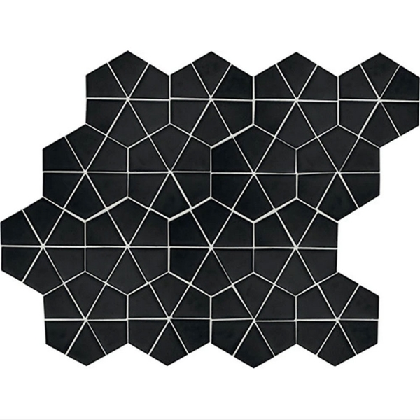 Picture of Daltile - Stagecraft Kaleidoscope Mosaic Matte Black