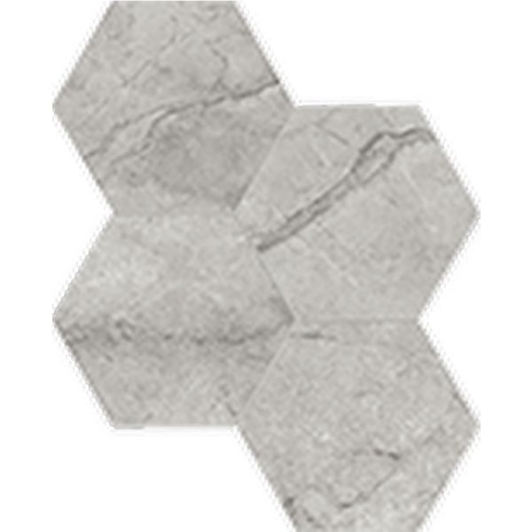 Picture of Anatolia Tile & Stone - La Marca Hexagon Mosaic 6 Paradiso Argento Honed