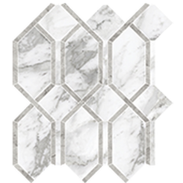 Picture of Anatolia Tile & Stone - La Marca Modella Mosaic Arabescato Polished