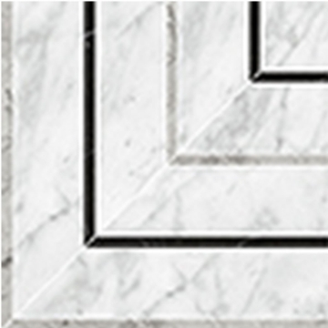 Picture of Anatolia Tile & Stone - La Marca Picco Mosaic Carrara Gioia Honed