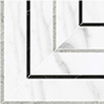 Picture of Anatolia Tile & Stone - La Marca Picco Mosaic Statuario Nuovo Honed