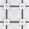 Picture of Elon Tile & Stone - Sintra Waterjet Pearl White Mystic Gray Honed
