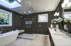 Picture of Elon Tile & Stone - Aluminum Herringbone Black Gold Polished