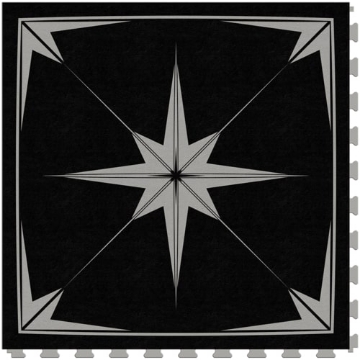 Picture of Perfection Floor Tile - Geo Astral Black
