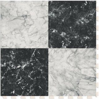 Picture of Perfection Floor Tile - Soda Pop Shop Black Marble 4