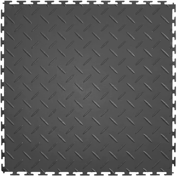 Picture of Perfection Floor Tile - Diamond Plate Dark Gray