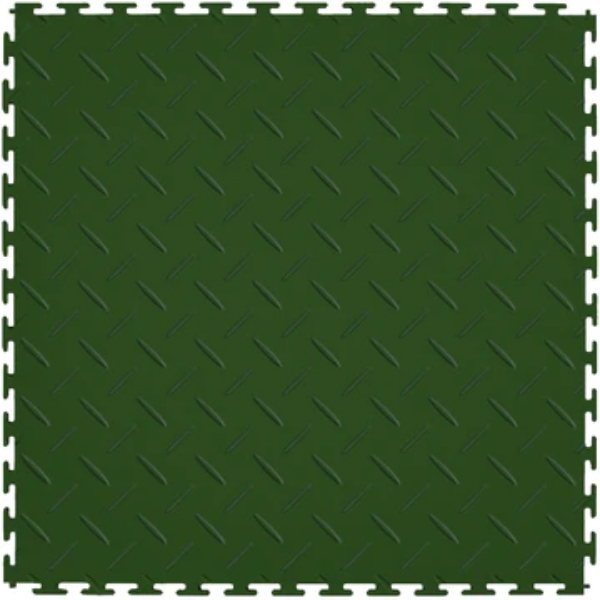 Picture of Perfection Floor Tile - Diamond Plate Green