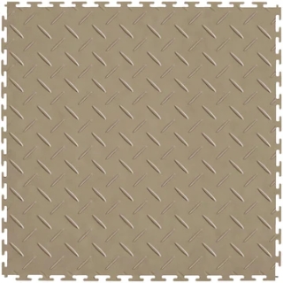 Picture of Perfection Floor Tile - Diamond Plate Beige