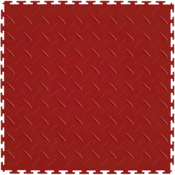 Picture of Perfection Floor Tile - Diamond Plate Terracotta