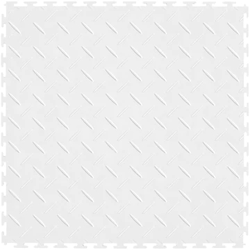 Picture of Perfection Floor Tile - Diamond Plate White