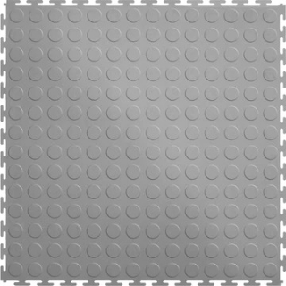 Picture of Perfection Floor Tile - Coin Light Gray