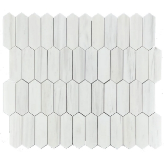 Picture of Elon Tile & Stone - Picket 2 x 6 Mosaics Dolomite