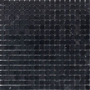 Picture of Elon Tile & Stone - 5/8 x 5/8 Square Mosaics Black Polished