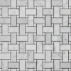 Picture of Elon Tile & Stone - Basketweave Mosaics Bianco Carrara White Thassos Dot Honed