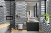 Picture of Elon Tile & Stone - Captiva Mosaics Pearl White Pacific Gray