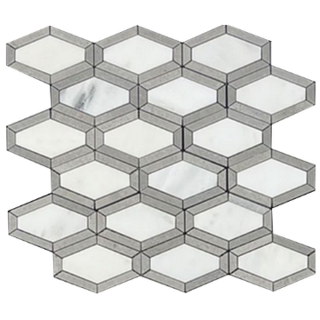 Picture of Elon Tile & Stone - Diamondback Mosaics Pearl White Sand Dollar