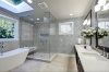 Picture of Elon Tile & Stone - Fleur Mosaics Ming Green White Thassos