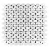 Picture of Elon Tile & Stone - Oval Mosaics White Thassos