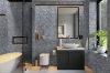 Picture of Elon Tile & Stone - Hexagon Mosaics 2 Pacific Gray Honed