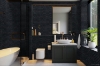 Picture of Elon Tile & Stone - Hexagon Mosaics 2 Black Marble Polished