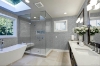 Picture of Elon Tile & Stone - Micro Herringbone Mosaics Bianco Carrara
