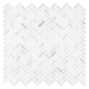 Picture of Elon Tile & Stone - Micro Herringbone Mosaics Pearl White