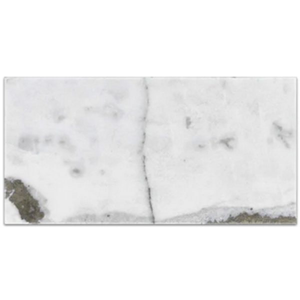 Picture of Elon Tile & Stone - Marble 3 x 6 Royal White Honed