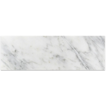 Picture of Elon Tile & Stone - Marble 6 x 18 Pearl White Honed