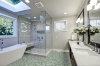Picture of Elon Tile & Stone - Hexagon Mosaics 2 Emerald Green Honed