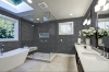 Picture of Elon Tile & Stone - 1 Rounds Mosaics Grey Basalt Honed