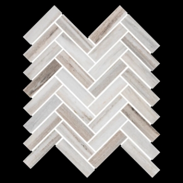 Picture of Elon Tile & Stone - Herringbone Mosaics 1 x 4 Cinnamon Beige Honed
