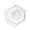 Picture of Elon Tile & Stone - Honeycomb Mosaics Bianco Oro White Thassos