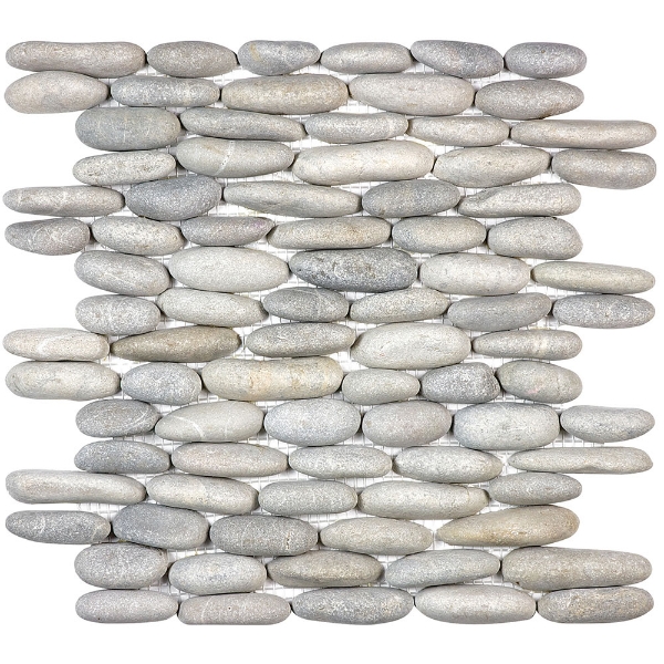 Picture of Anatolia Tile & Stone - Bliss Zen Natural Stacked Pebble Stone Mosaic Vitality Mica