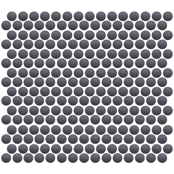 Picture of Lungarno - Elements Penny Round Mosaic Carbon