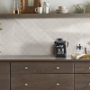 Picture of Shaw Builder - Baker Blvd Herringbone Warm Grey Glossy