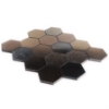 Picture of SOHO Studio Corp - Art Lava Hexagon Metallic Bronze