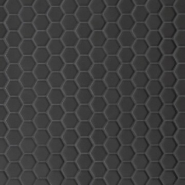 Picture of Bedrosians - Le Cafe Mosaic Hexagon 1 x 1 Black Matte