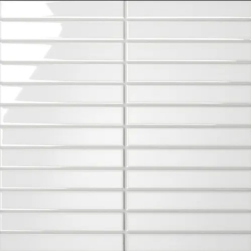 Picture of Bedrosians - Le Cafe Mosaic Straight Stack White Glossy