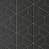 Picture of Bedrosians - Le Cafe Mosaic Half Hexagon Black Matte