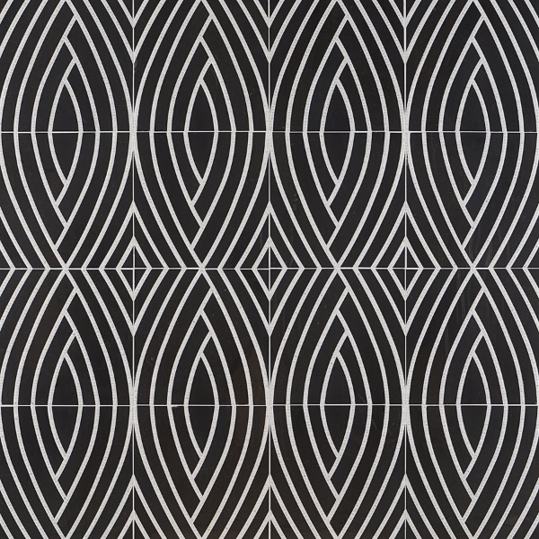 Picture of SOHO Studio Corp - New Palm Beach by Krista Watterworth Leaf Black