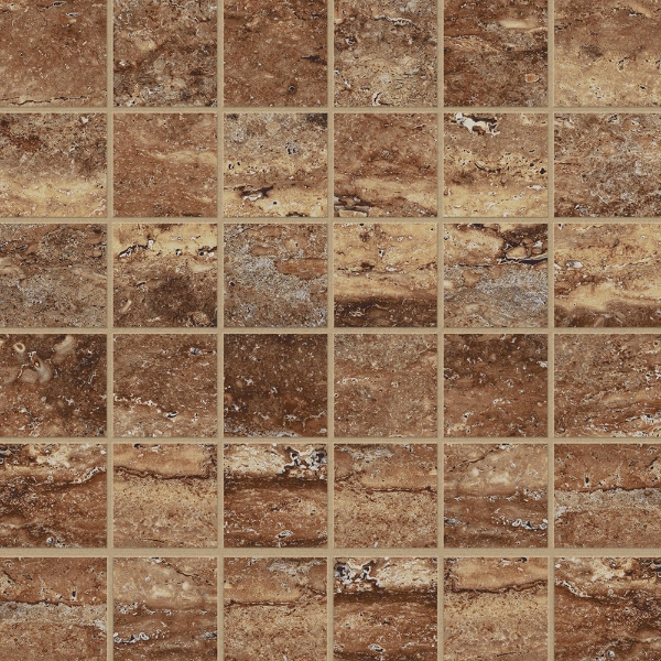 Picture of Milestone - Travertine Mosaic Bold Polished