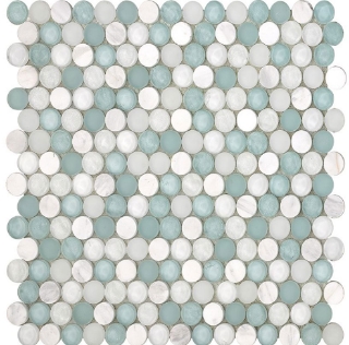 Picture of Happy Floors - SoBe Penny Round Aqua