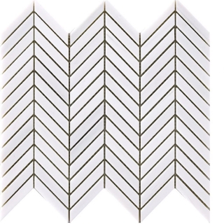 Picture of Happy Floors - Stone and Marble Chevron Dolomite