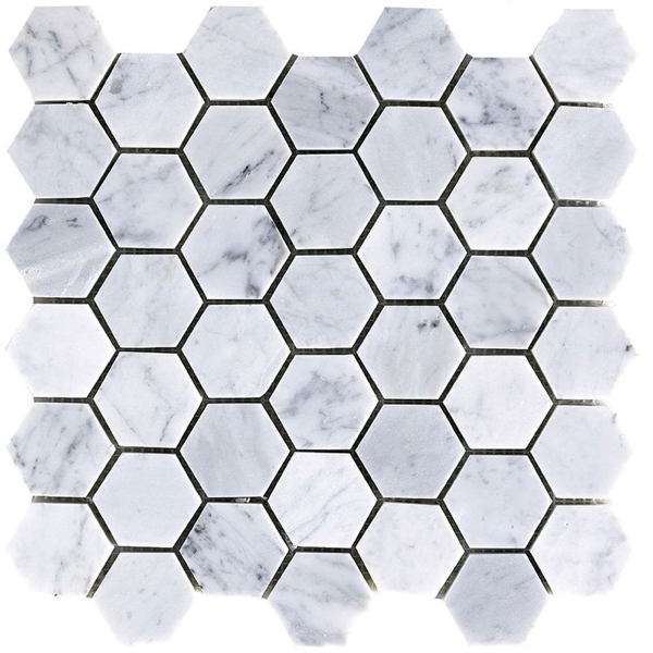 Picture of Happy Floors - Stone and Marble Hexagon Statuario