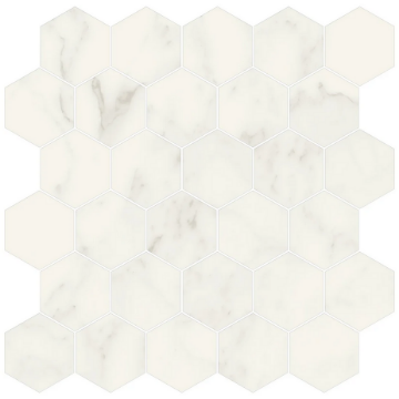 Picture of Milestone - Jem Mosaic Hexagon Adagio White Polished