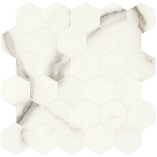 Picture of Milestone - Jem Mosaic Hexagon Capriccio Grey Polished